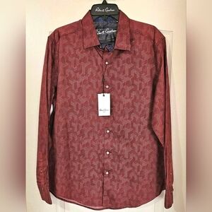 ROBERT GRAHAM SIZE LARGE NEW WITH TAGS CLASSIC FIT.